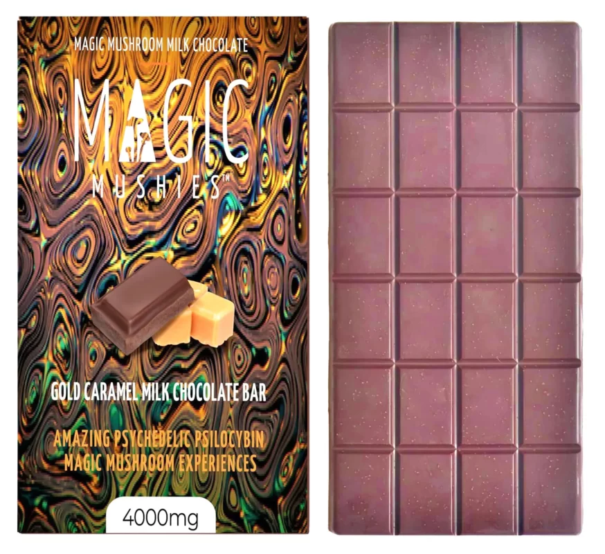 Wonka - (4000MG) Magic Mushroom Chocolate Bar - Dark Chocolate Espresso -  Dank Drop