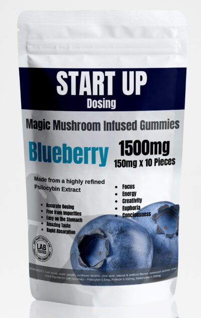 Magic Mushroom Startup Blueberry Gummies 1500mg