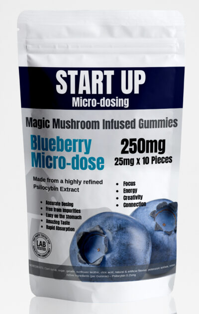 Magic Mushroom Startup Blueberry Microdose Gummies 250mg