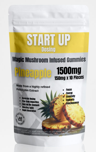 Magic Mushroom Startup Pineapple Gummies 1500mg