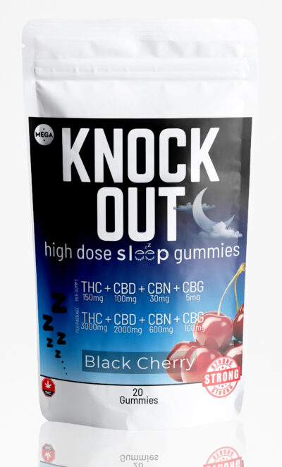 Knock Out Sleep Gummies CBD CBN CBG